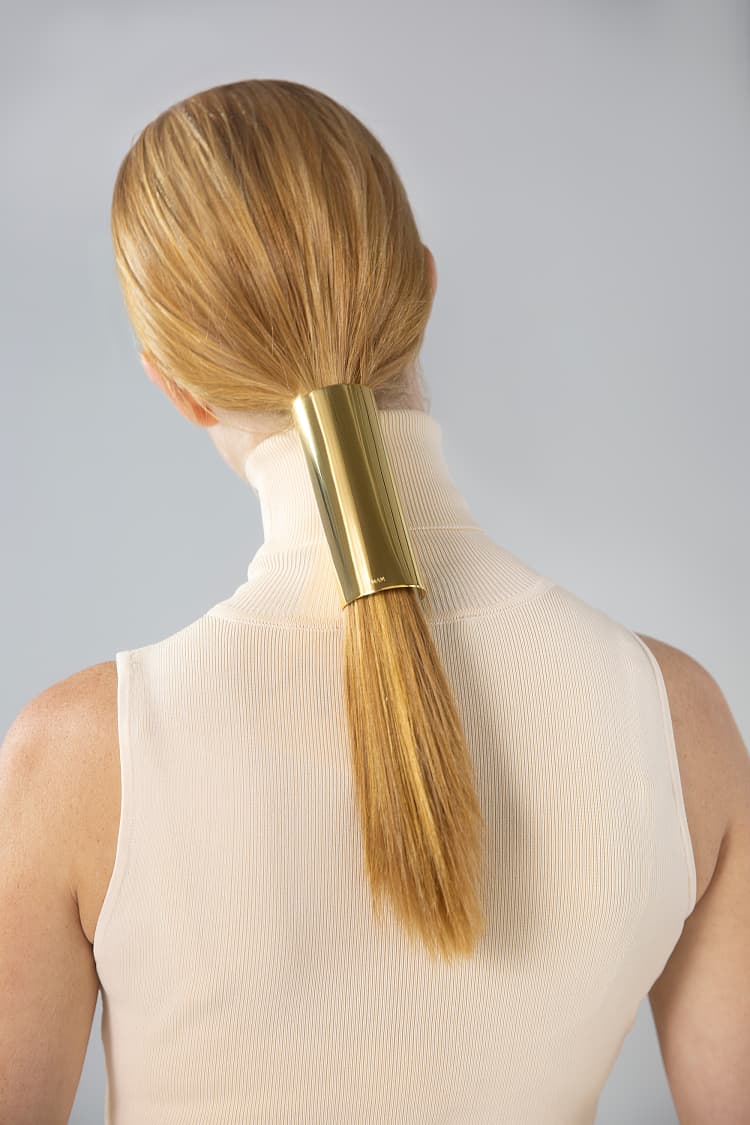 Large Gold Ponytail Cuff
