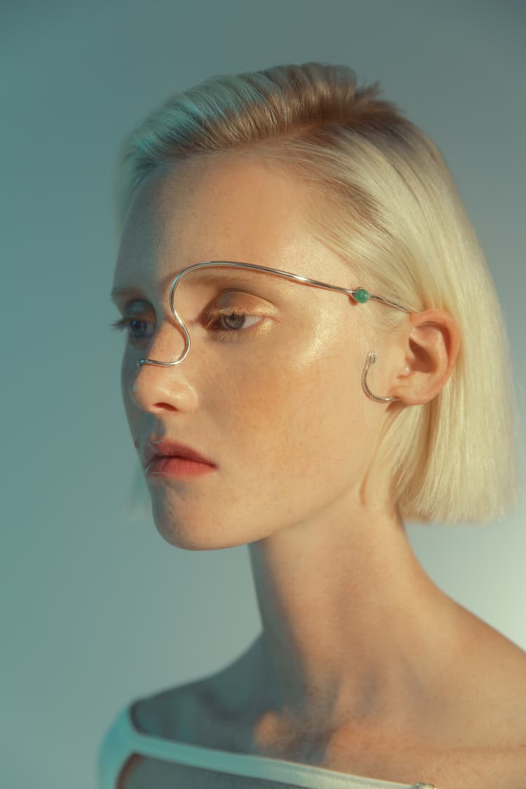 Silver Face Jewel