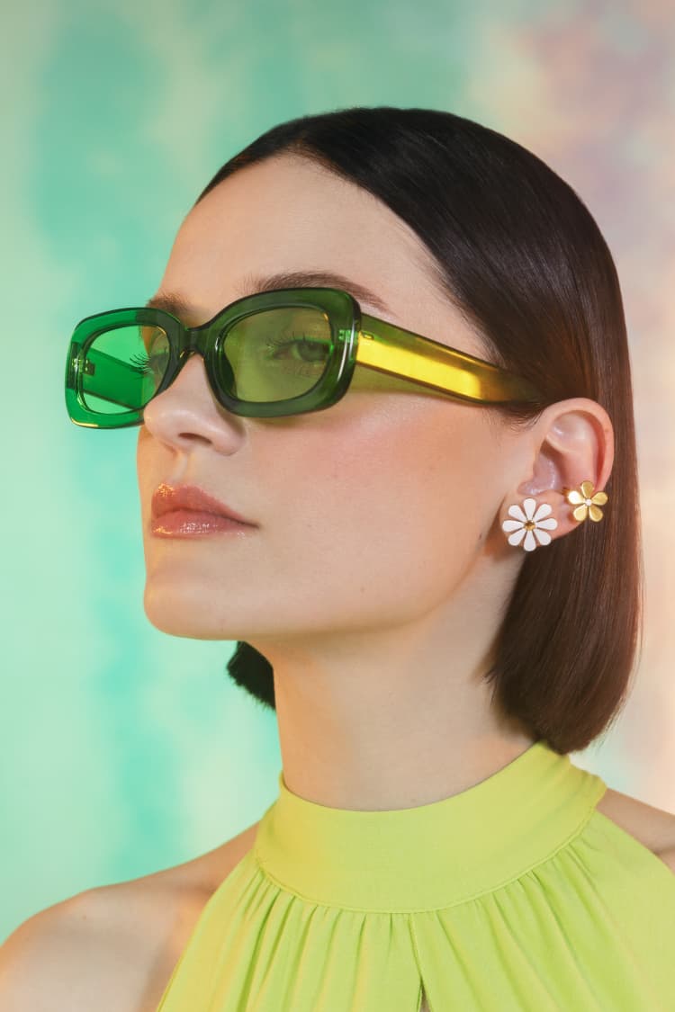 Daisy Earring and Ear Cuff Set