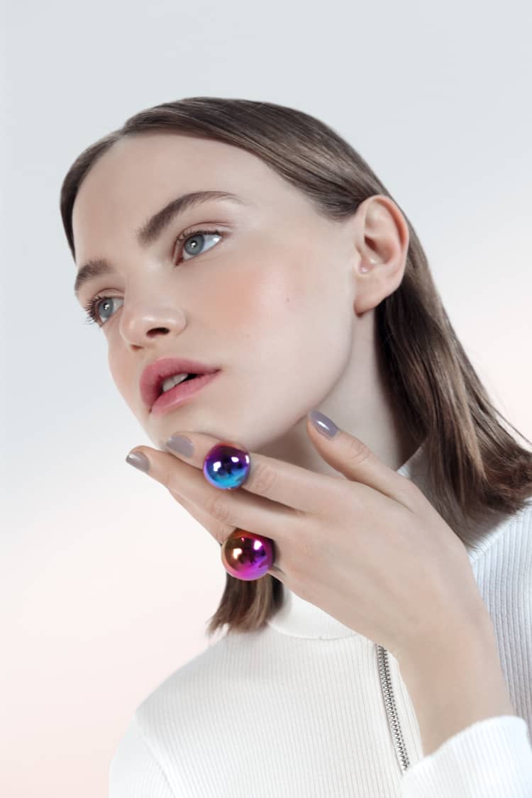 Holographic Dome Ring