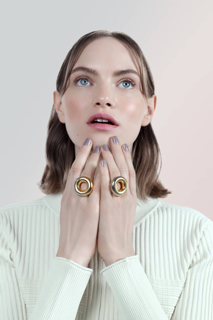 Gold Donut Ring