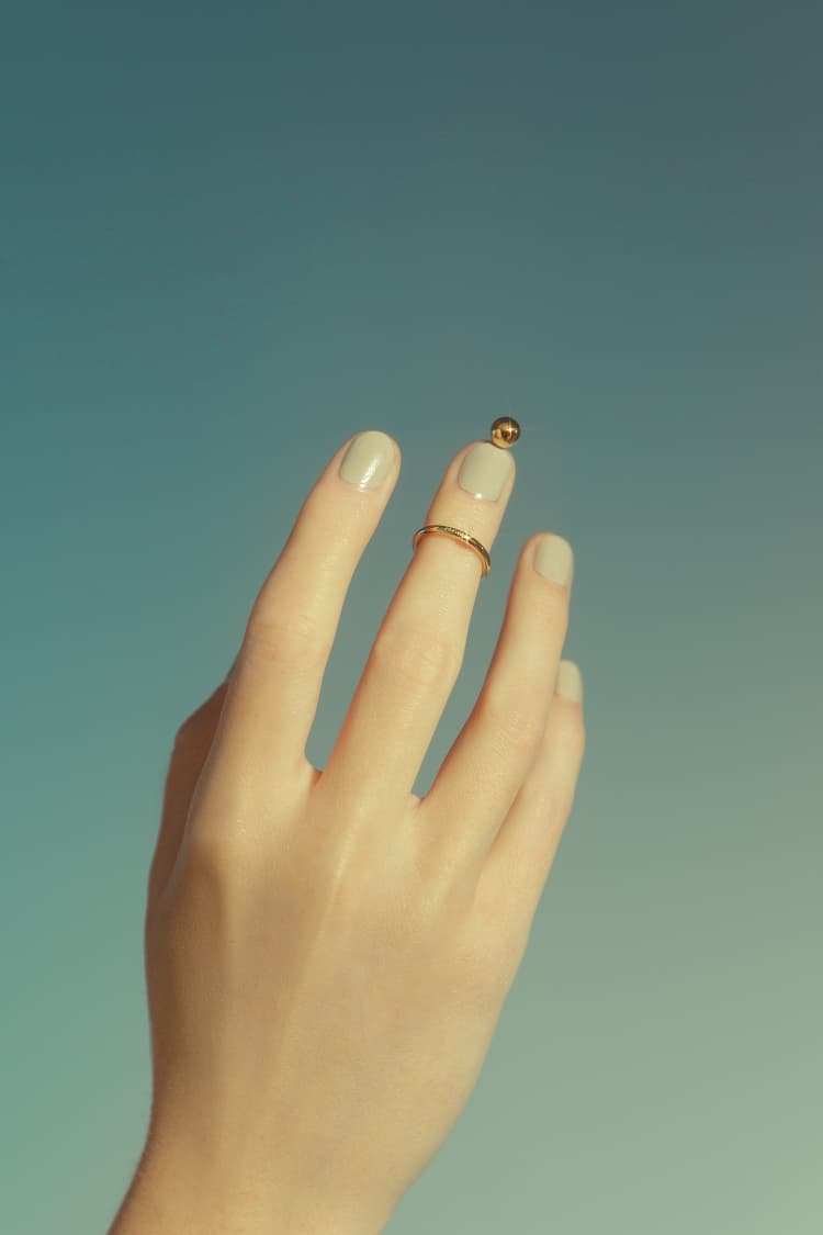Gold Nail Ring