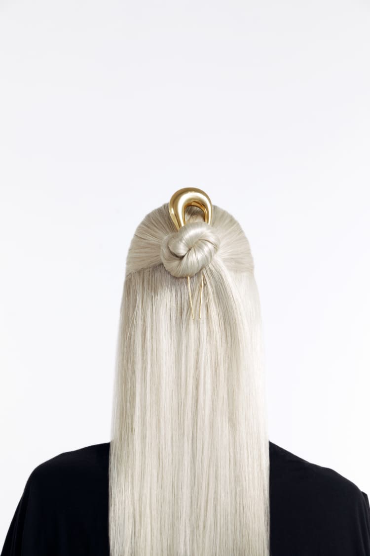 24K Gold Water Drop Hair Clip