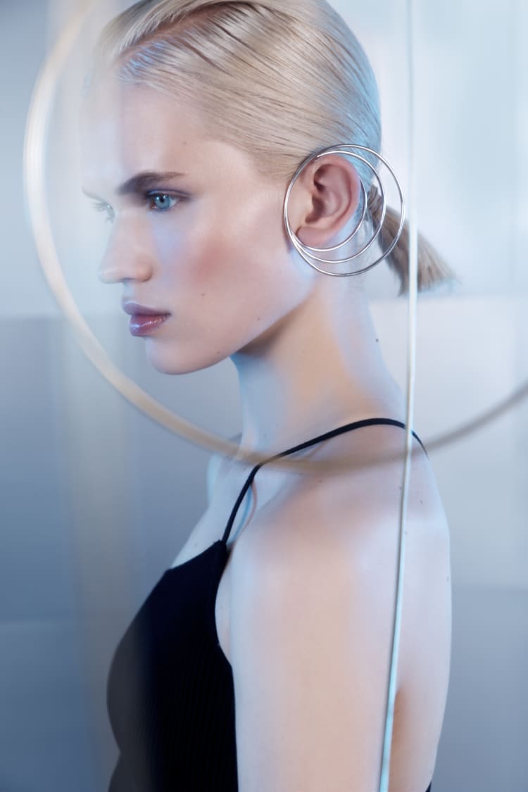 Full ear cuff design in sterling silver