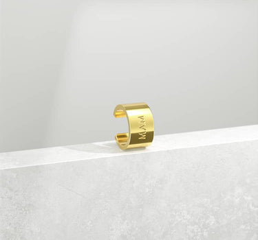 Gold Round Ear Cuff