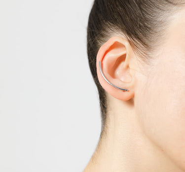 Silver Climber Earring