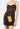 Bolso transparente con monedero naranja