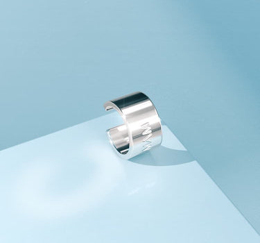 Silver Round Ear Cuff