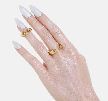 Bague Torque Asymétrique - Or