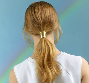 Small Gold Ponytail Cuff