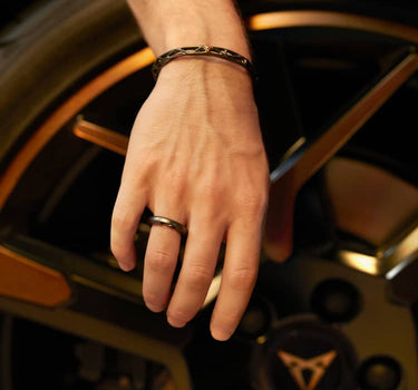 MAM | CUPRA Bracciale Voronoi in dettagli di rutenio e rame