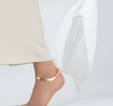 Gold Anklet Bangle
