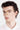 Bijou de visage doré aux formes organiques pour homme