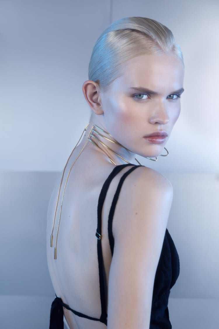 Gold Collar Choker Necklace