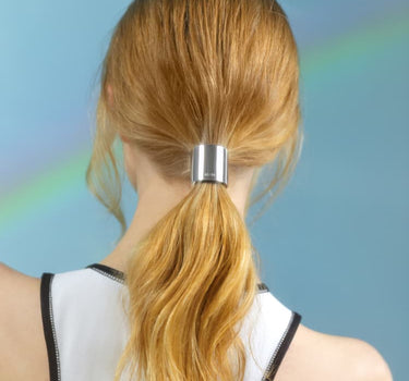 Small Silver Ponytail Cuff