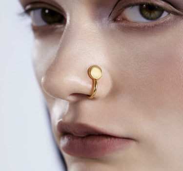 Gold Lip Cuff Jewelry