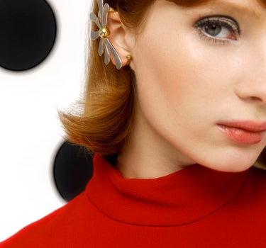 Daisy Flower Ear Cuff