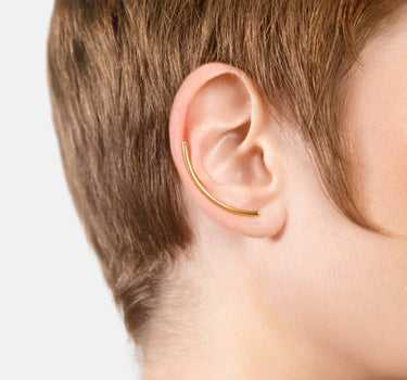 Gold Climber Earring