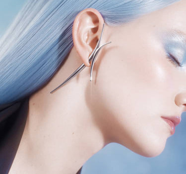 Silver Spiked Earring