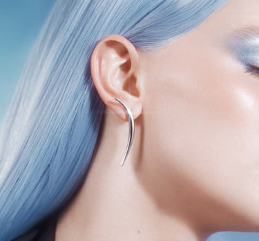 Silver Earring Spike