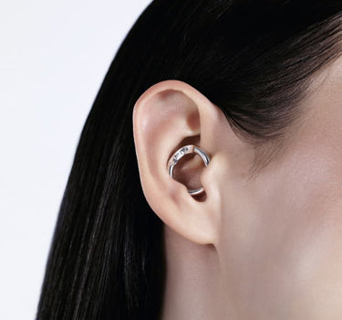 Boucle d'oreille daith non percée en argent