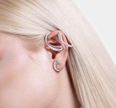 Ear Cuff Completo Drops - Plata
