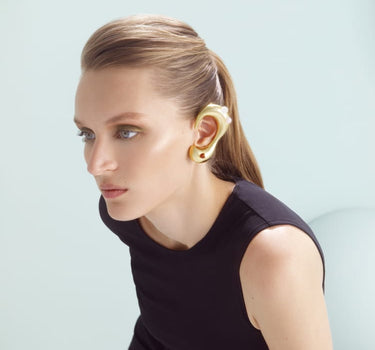 Gold Full Ear Jewelry with Stones