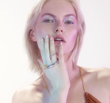 Silver Ring with Quartz