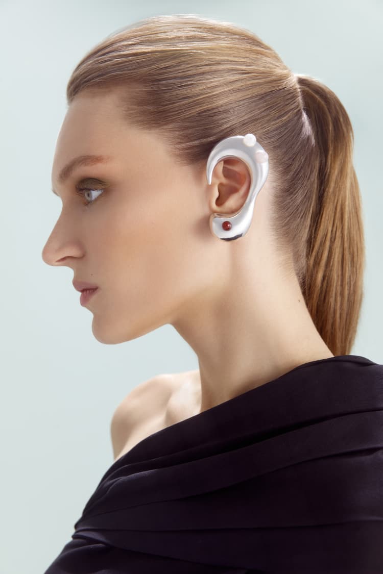 Silver Full Ear Jewelry with Stones