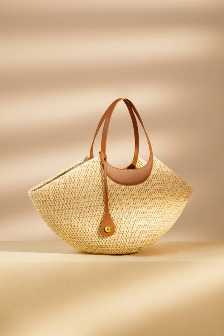 バッグ Dean & Deluca Woven Raffia Bag BAG IN BAG - DEAN & DELUCA HAWAII