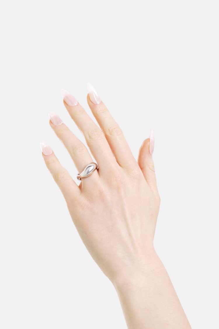 Puff Silberring