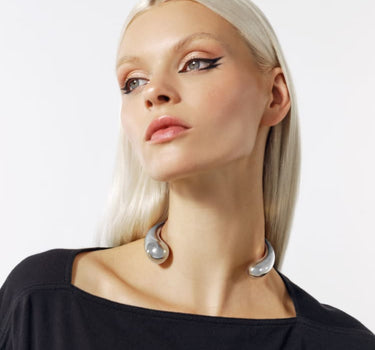 Collier torque en argent