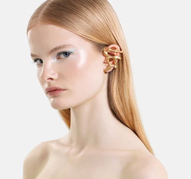 full ear liquid earcuff in gold