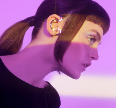 Silver Snake Ear Cuff