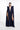 Cape mit skulpturalen Schultern - Blau