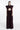 Gilet lungo con spalle strutturate - Bordeaux