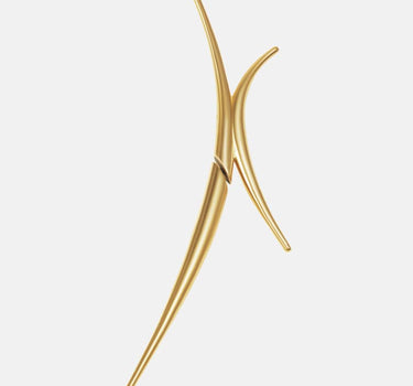 Gold Spiked Earring