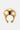 Ear cuff sculptural doré