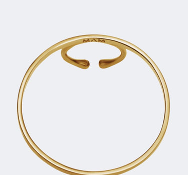 Gold Ring with Large Round