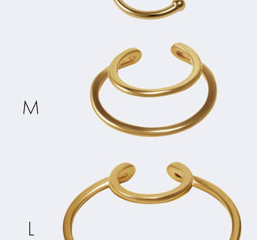 ear cuff ring gold