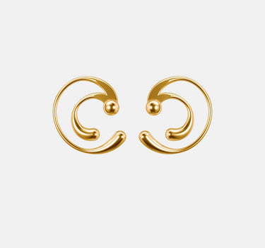 Boucles d’oreilles Goutte Spirale - Or