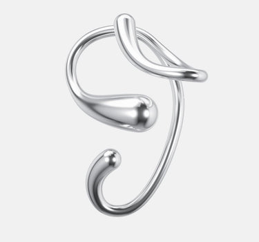 Ear cuff d’oreille complète Gouttes - Argent