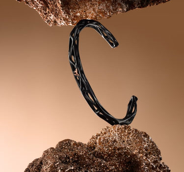 MAM | CUPRA Bracciale Voronoi in dettagli di rutenio e rame