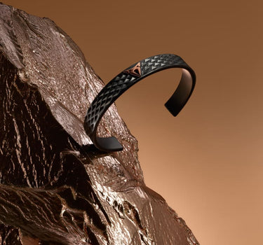 MAM | CUPRA Bracciale parametrico taglia L in rutenio e dettagli in rame