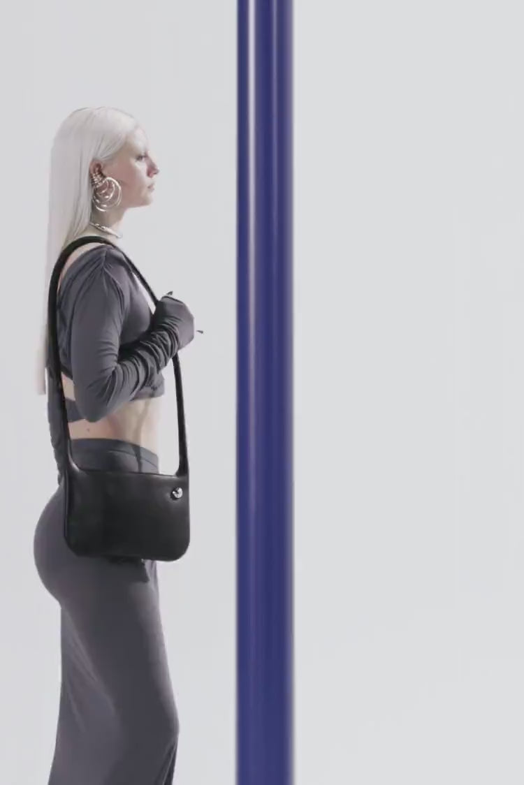 Lock Bag | White Clutch Bag