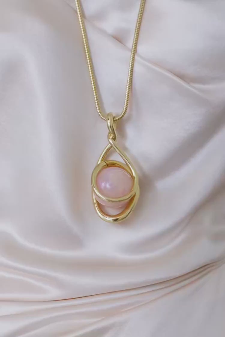 Powerful-Anhänger mit Austauschbarem Edelstein in Gold