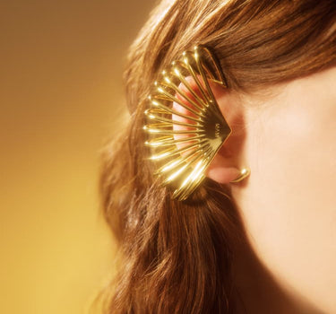 Earcuff volles Ohr in Gold