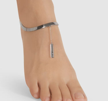 Silver anklet bracelet with chain from MAM