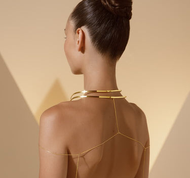 gold body chain