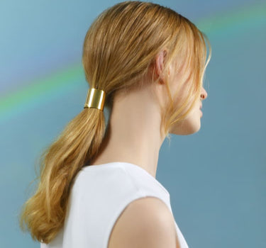 gold hair tie cuff